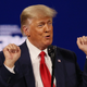 Former U.S. President Donald Trump addresses the Conservative Political Action Conference.